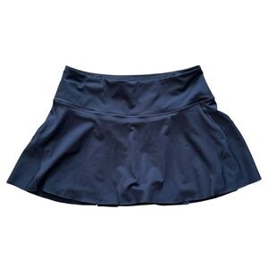 Athleta Ace Tennis Skort Skirt Women's‎ Blue Built In Shorts Size L